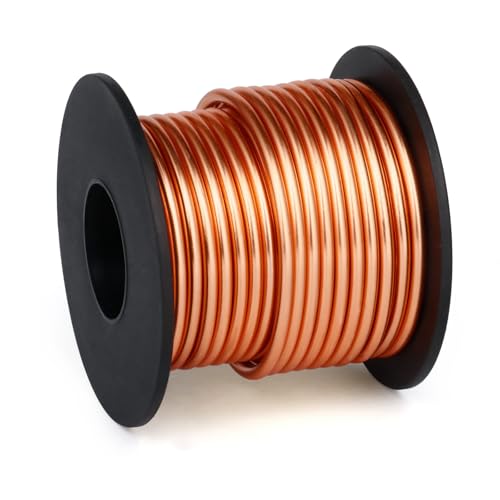 32.8FT 8 Gauge Bendable Copper Aluminum Craft Wire for Jewelry Making Craft (32.8 Foot)