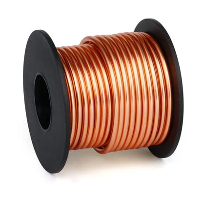 32.8FT 8 Gauge Bendable Copper Aluminum Craft Wire for Jewelry Making Craft (32.8 Foot)