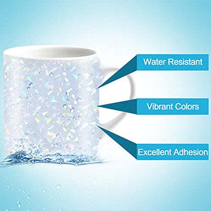 24 Sheets Holographic Sticker Paper (24 Count)