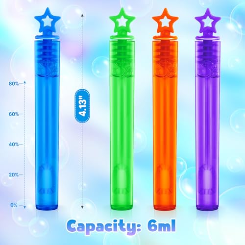 36 Pcs Mini Bubble Wands for Party Favors & Classroom Prizes (36 Count)