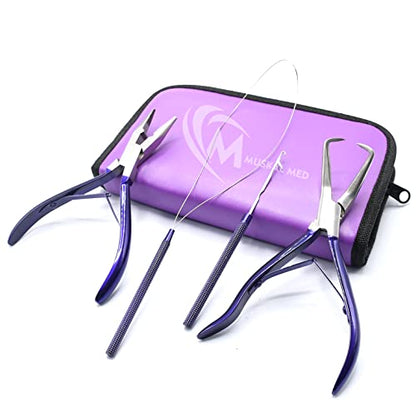 Professional Hair Extension & Beading Tool Kit Remove Plier Set for beads