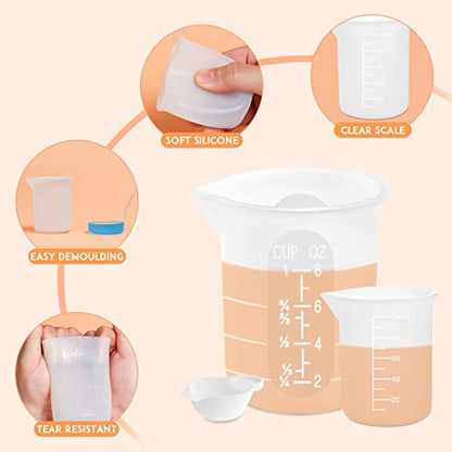 Silicone Resin Measuring Cups