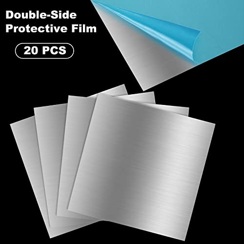 20 Pack 6061 T6 Aluminum Sheet Metal 6 x 6 x 1 (20 Count)