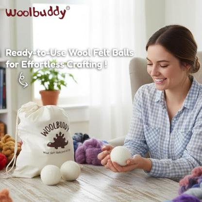 Wool Felt Balls 20 PCS