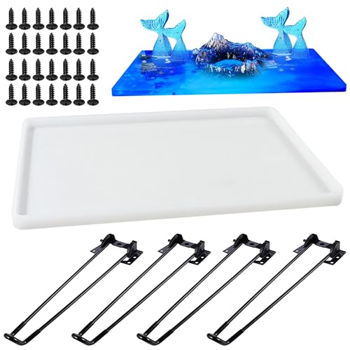 Large Silicone Molds for Epoxy Resin Table