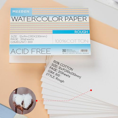 Cotton Watercolor Paper Block