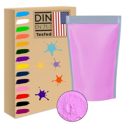 2.2lb 1kg pink Holi color powder non toxic bulk organic washable natural gender reveal decorations colour war dog animal summer camps festivals gift run gulal