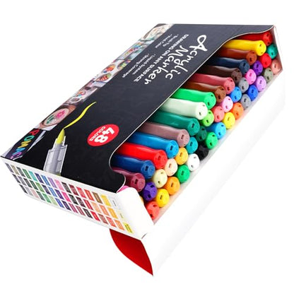 48 Colors Acrylic Paint Markers