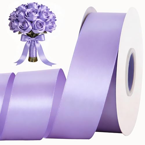 100 Yard Light Purple Satin Ribbon 1 (300 Foot)