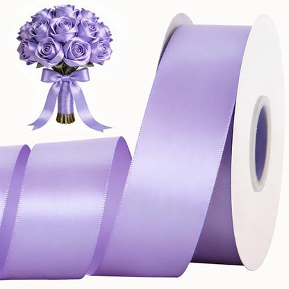 100 Yard Light Purple Satin Ribbon 1 (300 Foot)