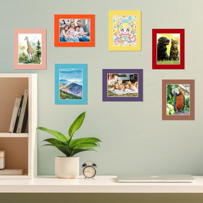 15 Pack 8x10 Picture Mats for 5x7 Photos (15 Count)