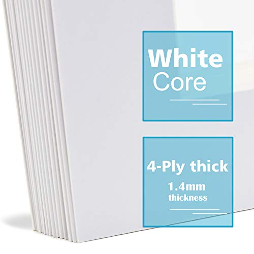 8x8 White Picture Mats (14 Count)