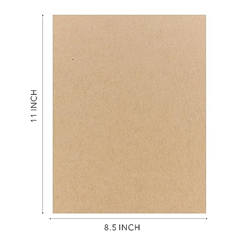 Kraft Cardstock Thick Paper 50 Sheets (50 Count)
