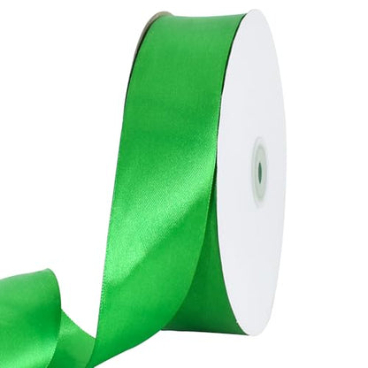 100 Yard Emerald Green Satin Ribbon 1