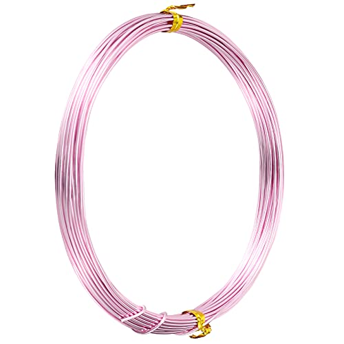 Aluminum Craft Wire for Sculpting Armature Bendable Craft Wire for DIY Jewelry Making (32.8 Foot)