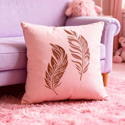 A4 Reusable Two Feathers Stencil for Painting