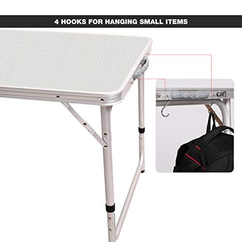 4ft Aluminum Camping Table