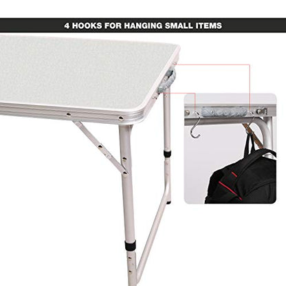 4ft Aluminum Camping Table