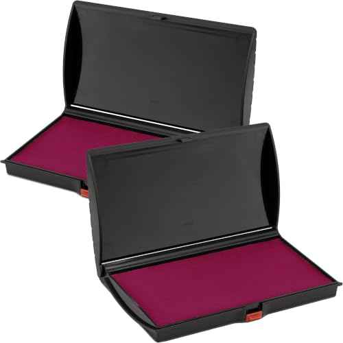 Large Premium Magenta Purple Ink Stamp Pad