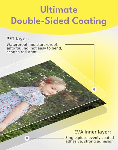 60Pack 4x6 Matte Self Seal Laminating Pouches