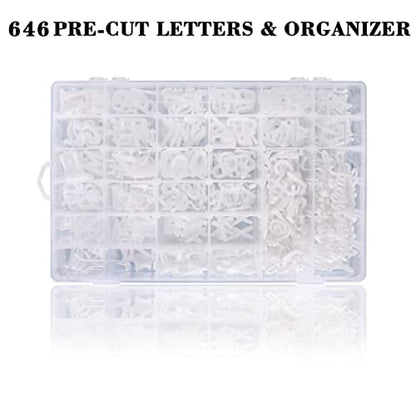 Letter Board Letters Only (646 Count)