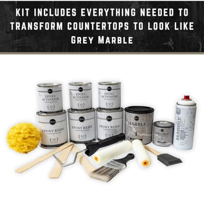 Marble Easy Epoxy Countertop Paint Kit (134 Fl Oz)