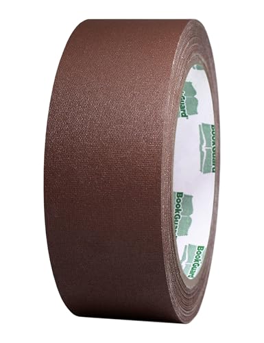 1-1/2 Inch Brown Cloth Bookbinding Repair Tape, 15 Yard Roll