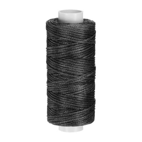 Leather Sewing Waxed Thread 55 Yards 0.8mm Black