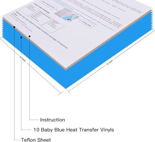 Sky Blue Heat Transfer Vinyl