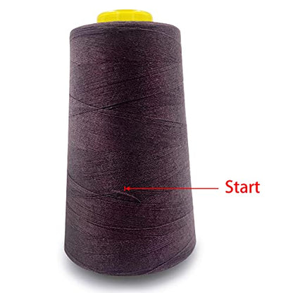 4 Cones of 3000 Yards Each Spool Thread for All Purpose (36000 Foot)