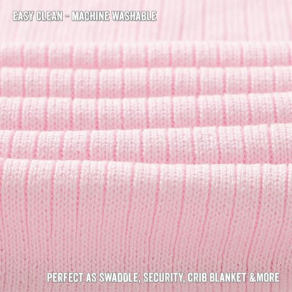 100% Organic Cotton Baby Blanket for Girls