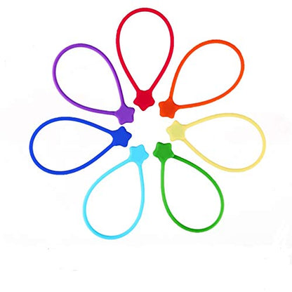 Reusable Silicone Twist Ties (7 Count)