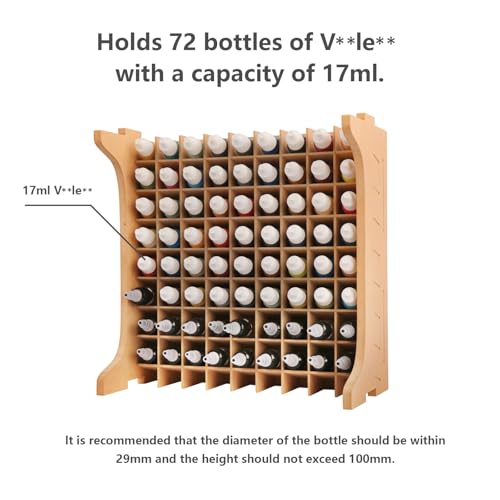 Large Capacity Plastic Model Tool Storage Paint Rack
