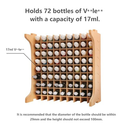 Large Capacity Plastic Model Tool Storage Paint Rack