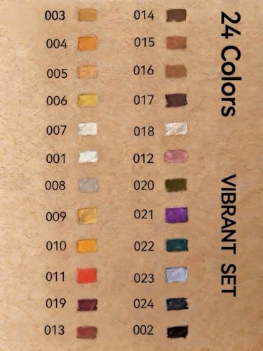 24‑Color Soft Pastel Pencils