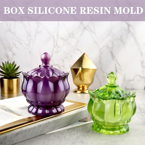 Resin Jar Mold with Lid (2 Count)