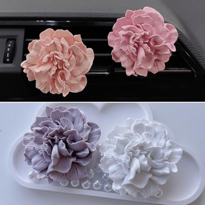 2PCS Carnation Flower Candle Molds (2 Count)