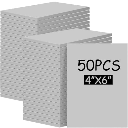 50 Pack Rubber Carving Blocks 4 x 6 Inch (50 Count)