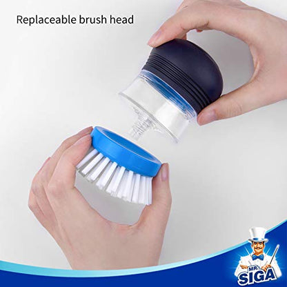 Soap Dispensing Palm Brush Refill (4 Count)
