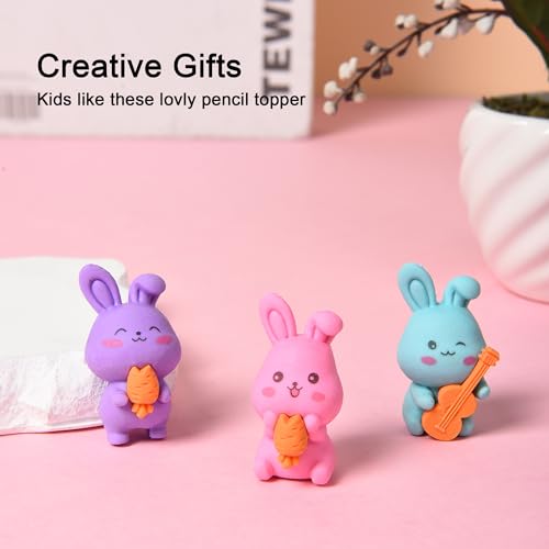 18Pcs Pencil Top Erasers for Kids (18 Count)