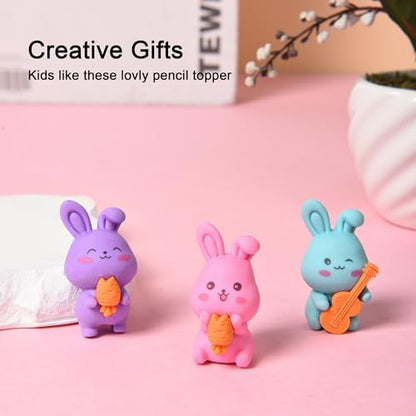 18Pcs Pencil Top Erasers for Kids (18 Count)