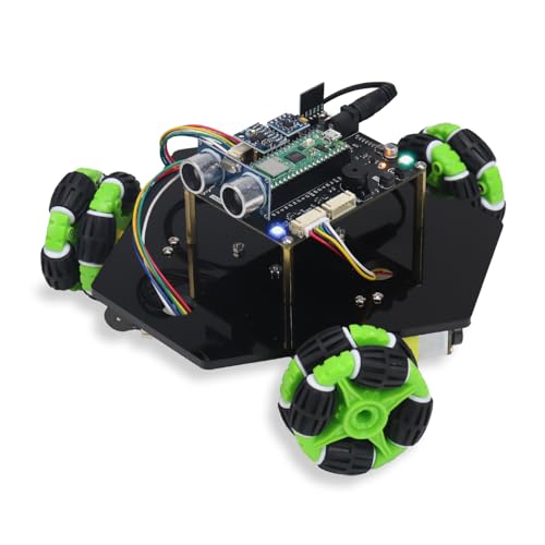 Omni Wheel Car Kit for Raspberry Pi Pico W