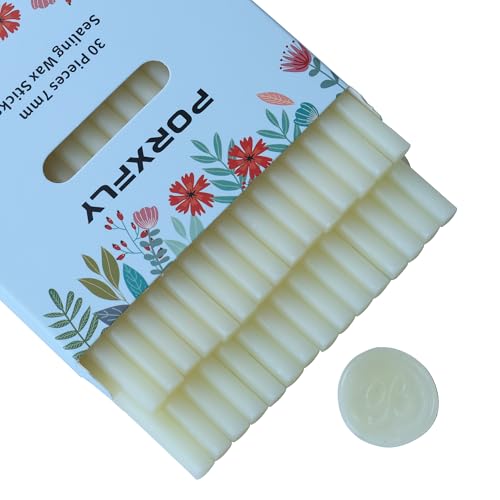 30 Pieces 7mm Sealing Wax Sticks for Glue Gun