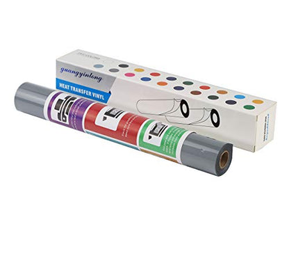 Silver Heat Transfer Vinyl HTV Rolls
