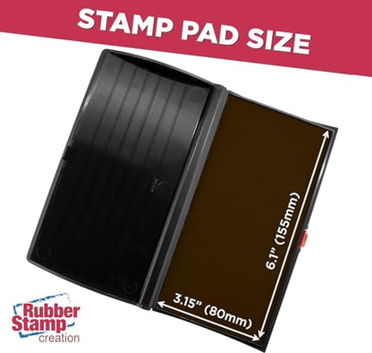 Large Premium Brown Ink Stamp Pad