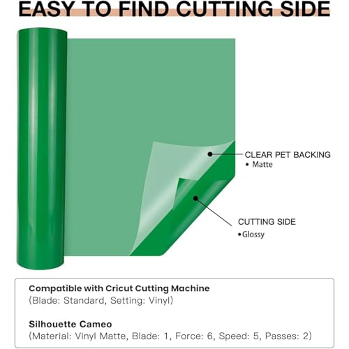 Green Permanent Vinyl (40 Sq Ft)