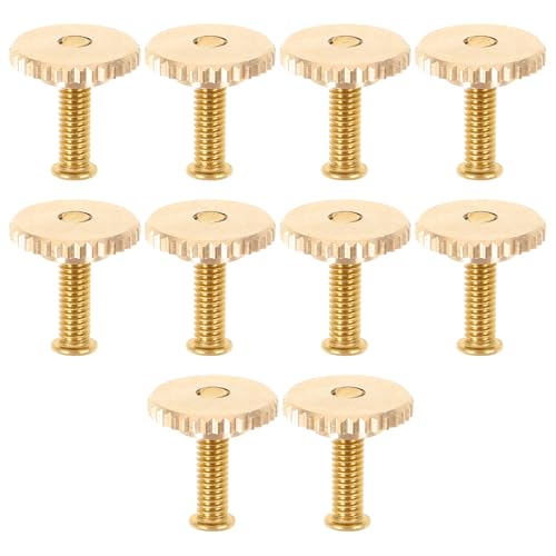10 Sets Butterfly Cap Spike Horse Needles Metal Pin Back with Screw Caps for Crafting Brooches Badges Hat Pins Accessories (10 Count)