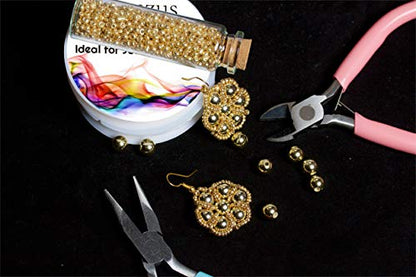 12 Rolls Jewelry Wire Craft Wire Tarnish Resistant Beading Wire for Jewelry Making Supplies (132 Foot)