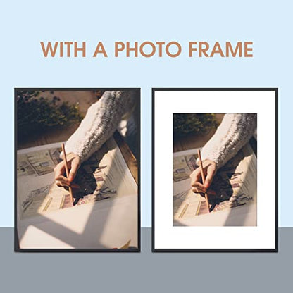 10 Pack Acid Free White Picture Frame Mats