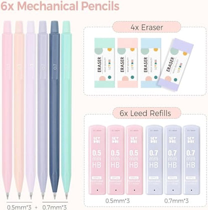 Cute Mechanical Pencils Set (20 Count)